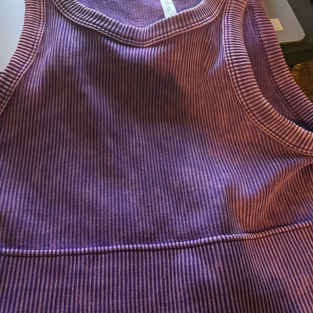 Zenana Outfitters Deep Purple Top